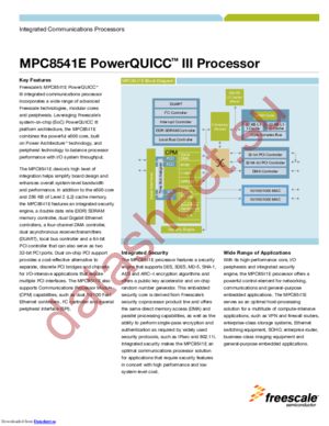 KMPC8541VTAPF datasheet  