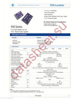 KMD40 datasheet  