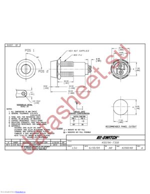 KO119A7318 datasheet  