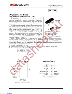 KK4541B datasheet  