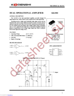 KK4580 datasheet  