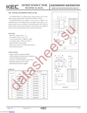 KR32S018M-F datasheet  