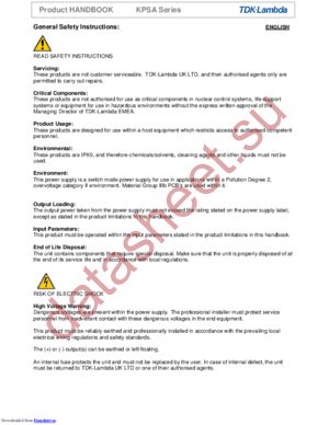 KPSA524 datasheet  