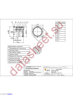 KPT01E14-19PW datasheet  