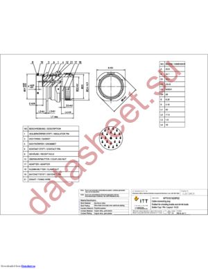 KPT01E16-23PDZ datasheet  