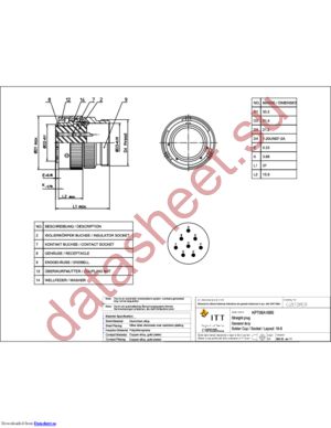 KPT06A16-8S datasheet  