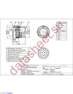 KPT06A20-39P datasheet  