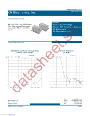 KR2416-100 datasheet  