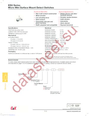 KSU213STLFG datasheet  