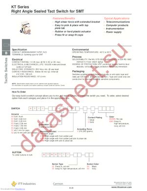 KT11P2SA3M33 datasheet  