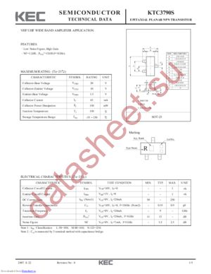 KTC3790S datasheet  