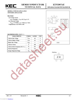 KTN2907AE datasheet  