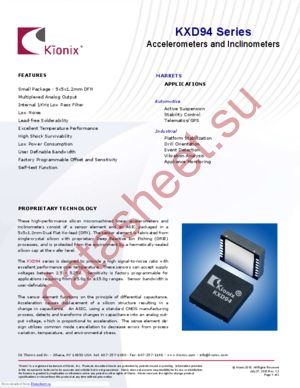 KXD94-2802 datasheet  