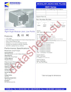 GMX-SMT4-N-1010-50 datasheet  