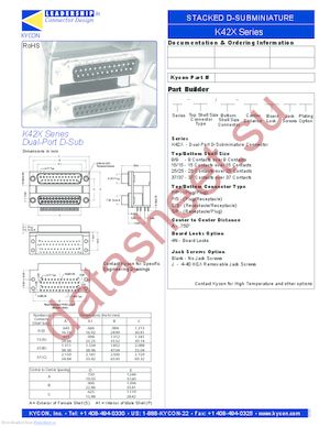 K42X-B25SE15SA4N datasheet  