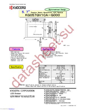 KG057QV1CA-G000 datasheet  