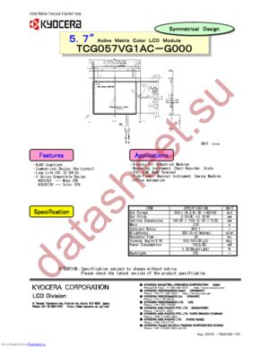 TCG057VG1AC-G000 datasheet  