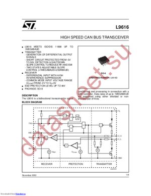 L9616D datasheet  