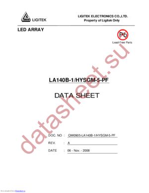 la140b-1-hysgm-5-pf datasheet  