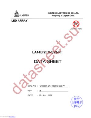 LA44B-2EG-S23-PF datasheet  