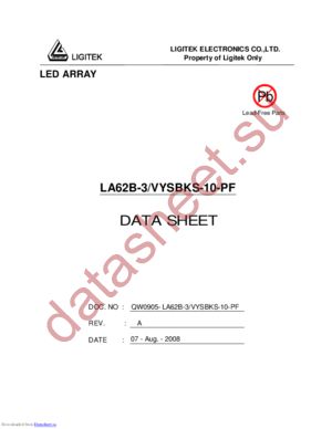 LA62B-3-SRFSBKS-9-PF datasheet  