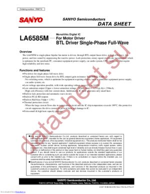 LA6585M datasheet  