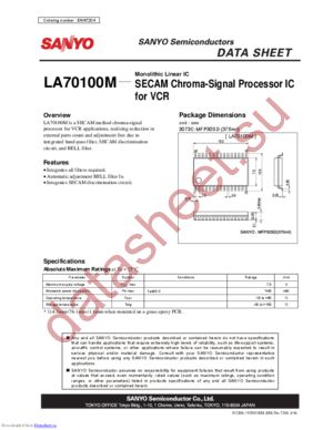 LA70100M_06 datasheet  