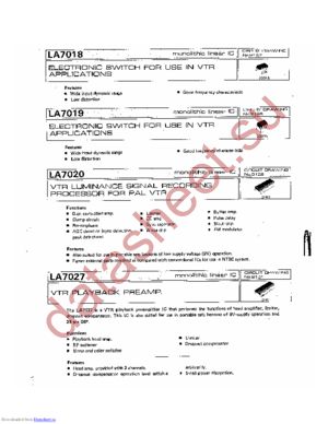 LA7027 datasheet  