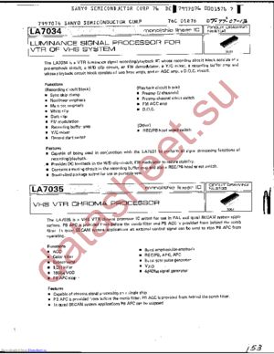 LA7034 datasheet  