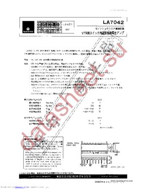 LA7042 datasheet  