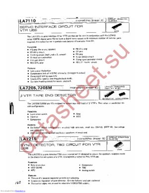 LA7110 datasheet  