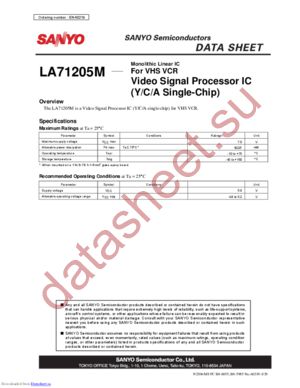 LA71205M datasheet  