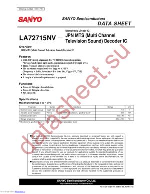 LA72715NV_12 datasheet  