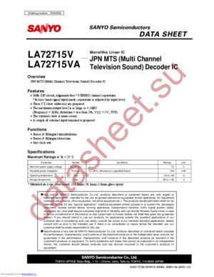 la72715va datasheet  