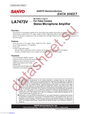 LA7473V datasheet  