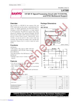 LA7566S datasheet  