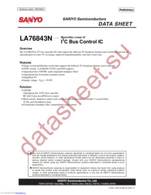 LA76843N_06 datasheet  