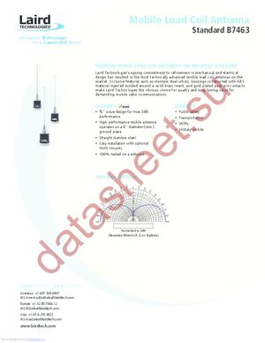 B7463 datasheet  