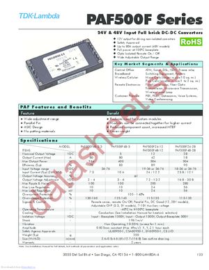 PAF500F48-28/T datasheet  