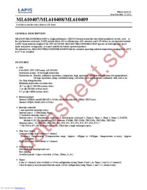 ML610409 datasheet  