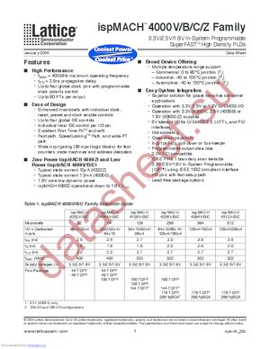 LC4064 datasheet  