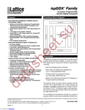 ISPGDX80A datasheet  