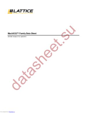 LCMXO2-4000HC-4FTG256C datasheet  