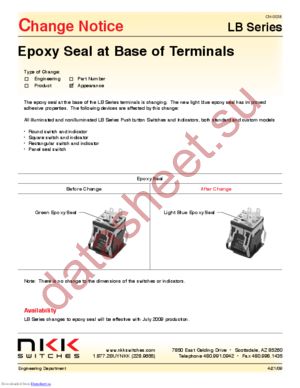 LB16WGW01 datasheet  