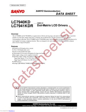 LC7940KD datasheet  