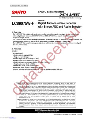 LC89075W-H datasheet  
