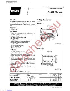 LC89970M-TE-R datasheet  