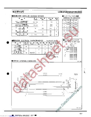 LCM-5024 datasheet  