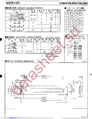 LCM-5129 datasheet  