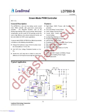 Ld7550bbn схема включения